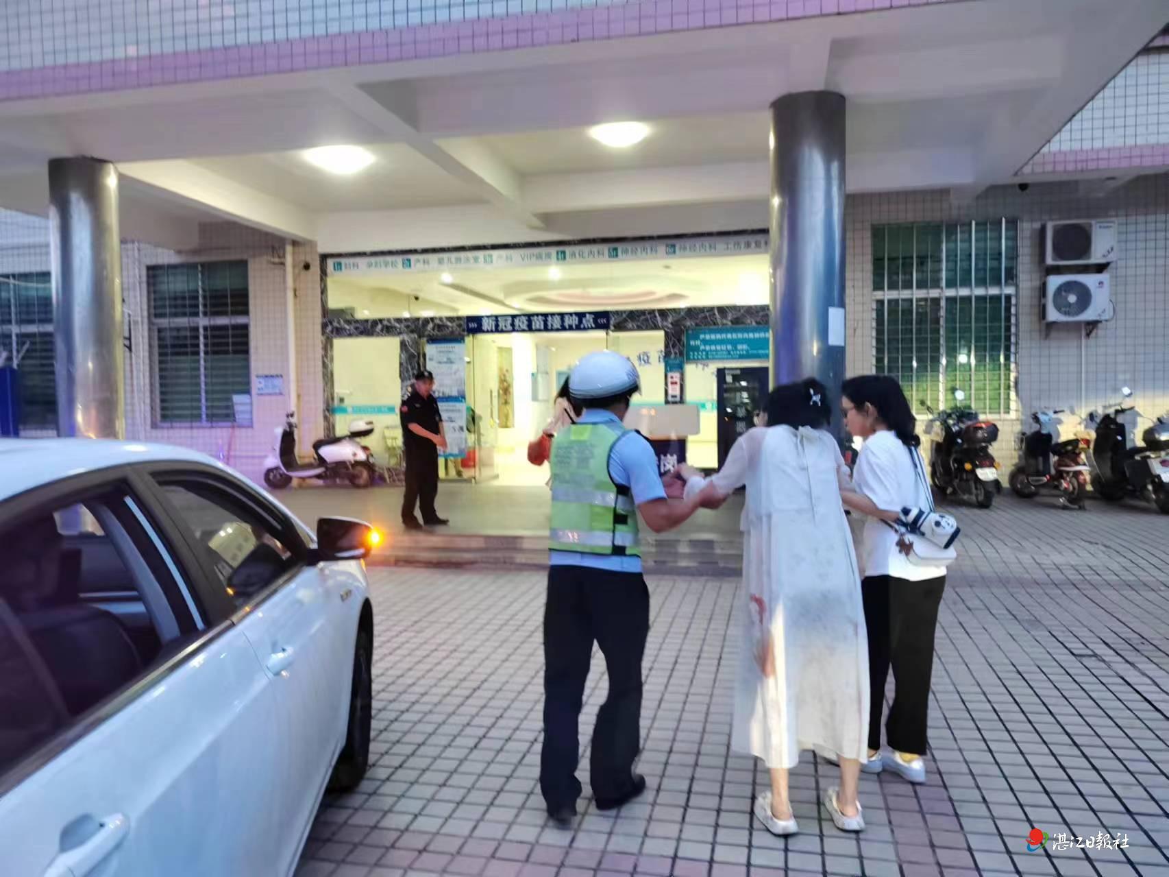 湛江交警紧急护送孕妇获表扬