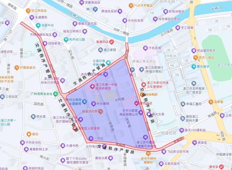 注意！交警部门将部分道路设置为交通秩序严管路