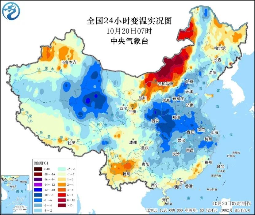 这些地区将有大范围雨雪和降温天气
