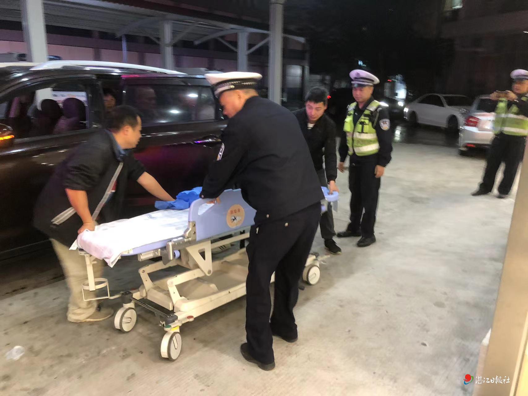 湛江交警为病人紧急开辟“生命通道”