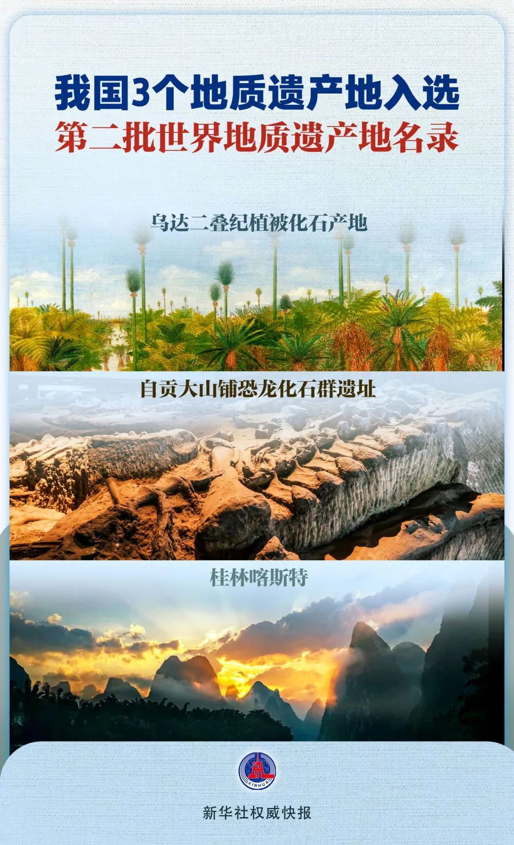 名录公布！我国有3个入选
